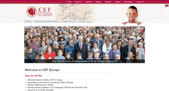 Desktop Screenshot of cefeurope.com