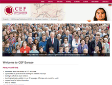 Tablet Screenshot of cefeurope.com